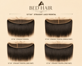 13×4 Human Hair Pieces Frontal Straight Hair Extensions