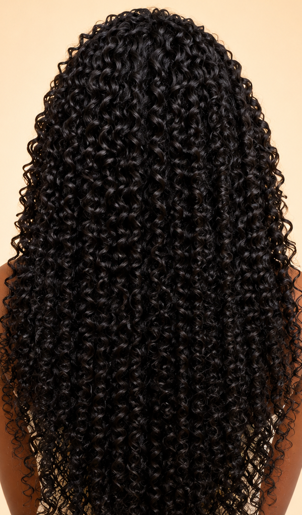 180% Density 4×4 HD Lace Closure Wig Deep Wave