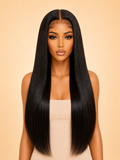"20-40" inch 180% Density 4×4 HD Lace Closure Wig Straight