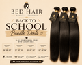 Bed Hair Top Virgin 3 Bundles Deal Straight
