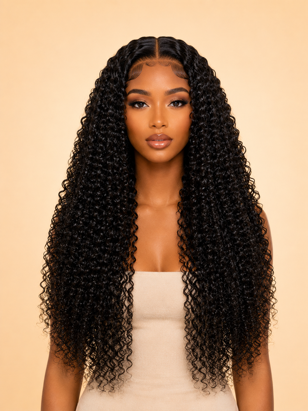 180% Density 5X5 HD Lace Closure Wig Deep Wave